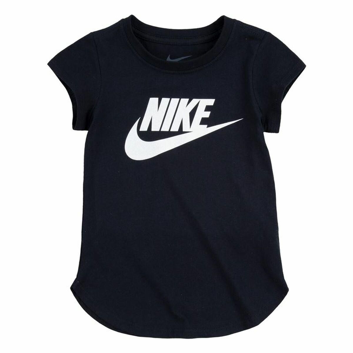 Børne Kortærmet T-shirt Nike Futura SS Sort 18 måneder