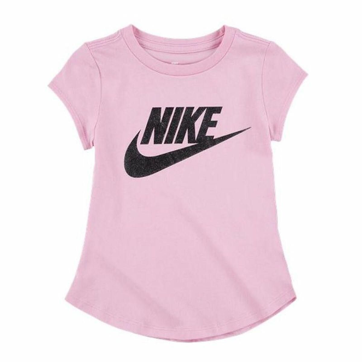 Børne Kortærmet T-shirt Nike Futura SS Pink 2 år