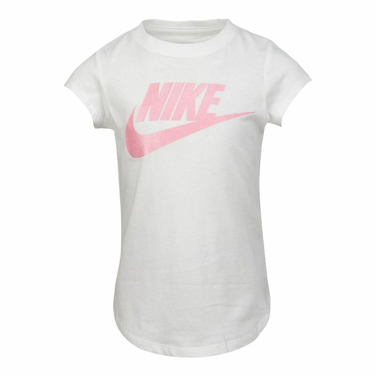 Børne Kortærmet T-shirt Nike Futura SS Hvid 6 år