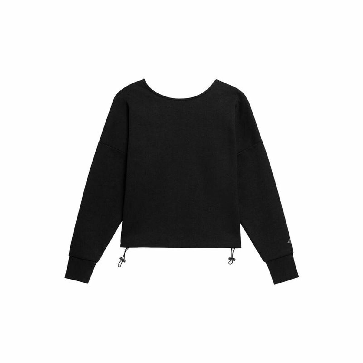 Sweaters uden Hætte til Kvinder 4F BLD026 Sort XS