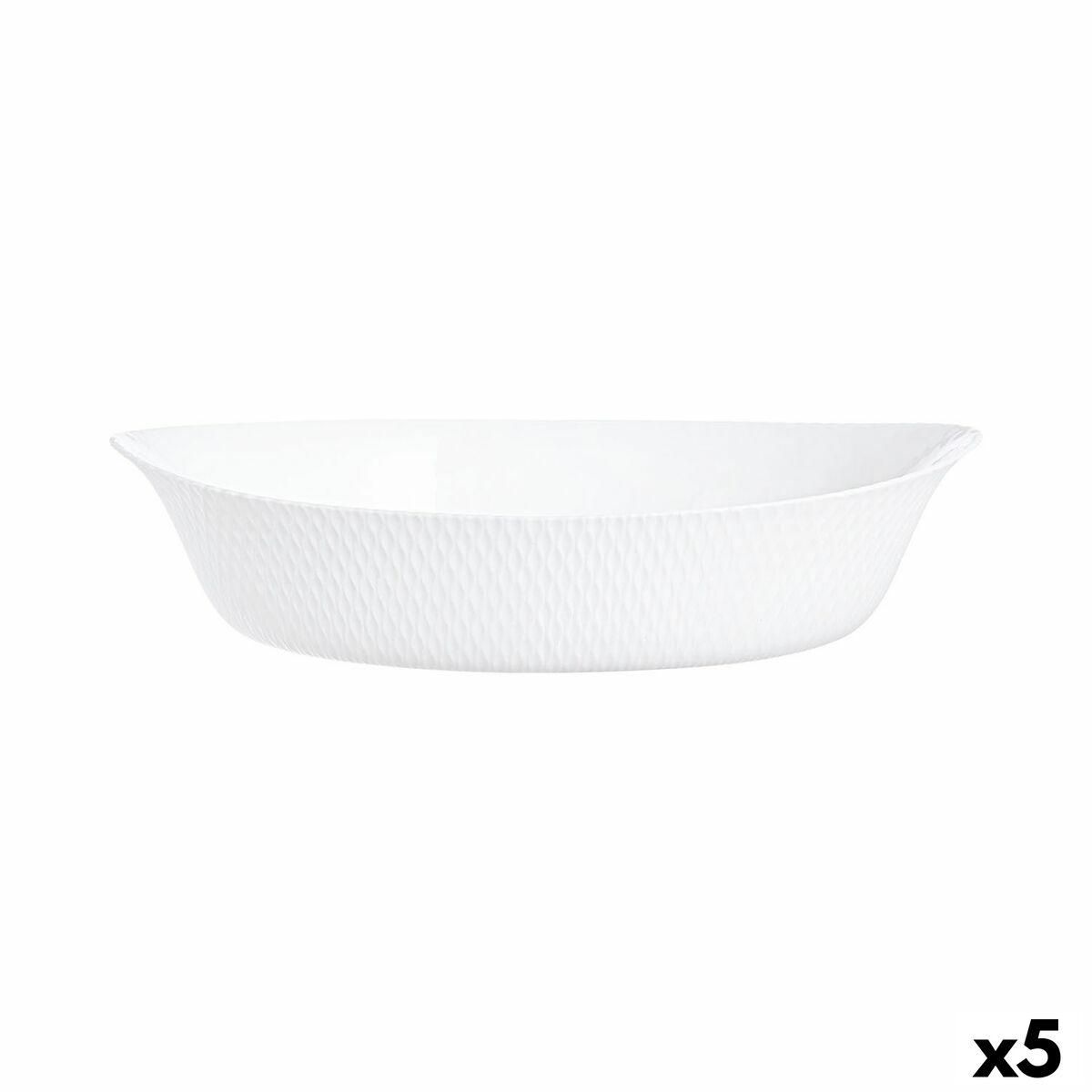 Fad Luminarc Smart Cuisine 32 x 20 cm Hvid Glas (6 enheder)