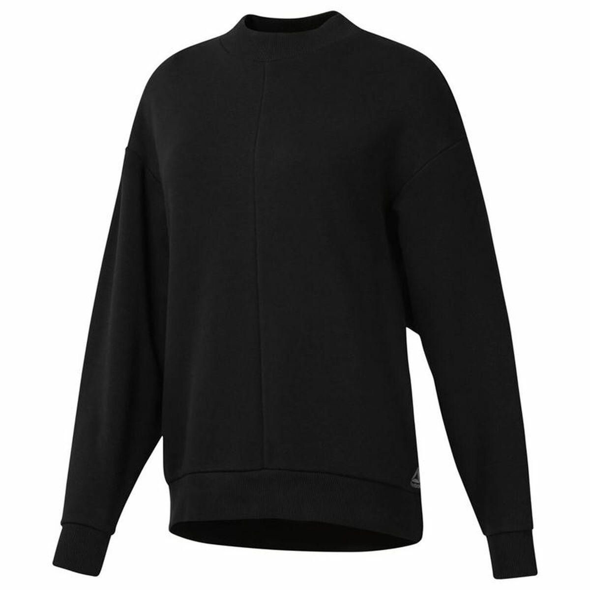 Sweaters uden Hætte til Kvinder Reebok Supply Crew Sort S