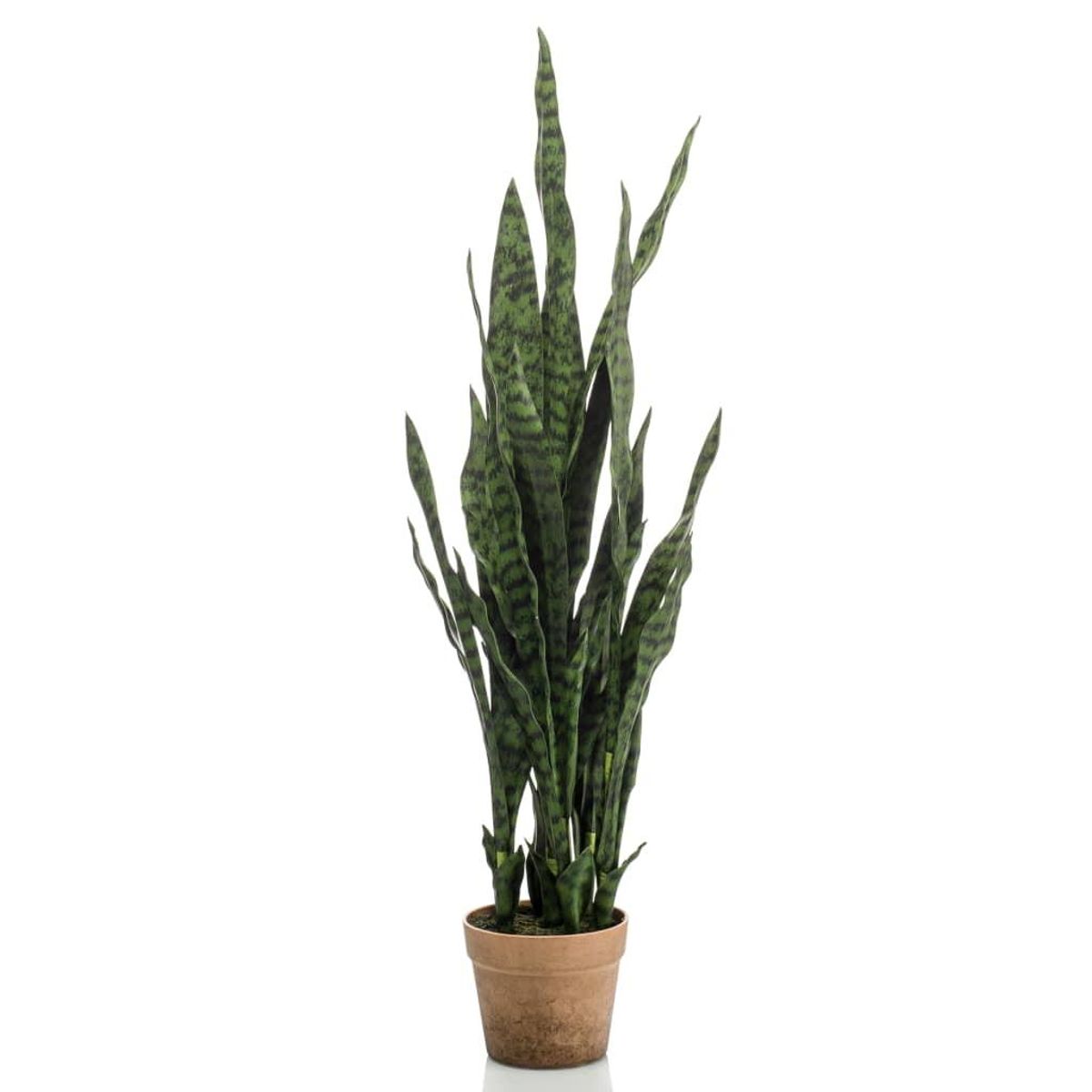 Emerald kunstig svigermors skarpe tunge-plante i potte 84 cm