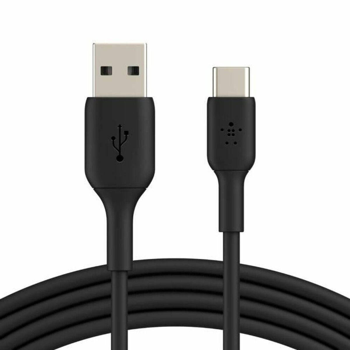 USB A til USB C-kabel Belkin CAB001BT2MBK Sort 2 m