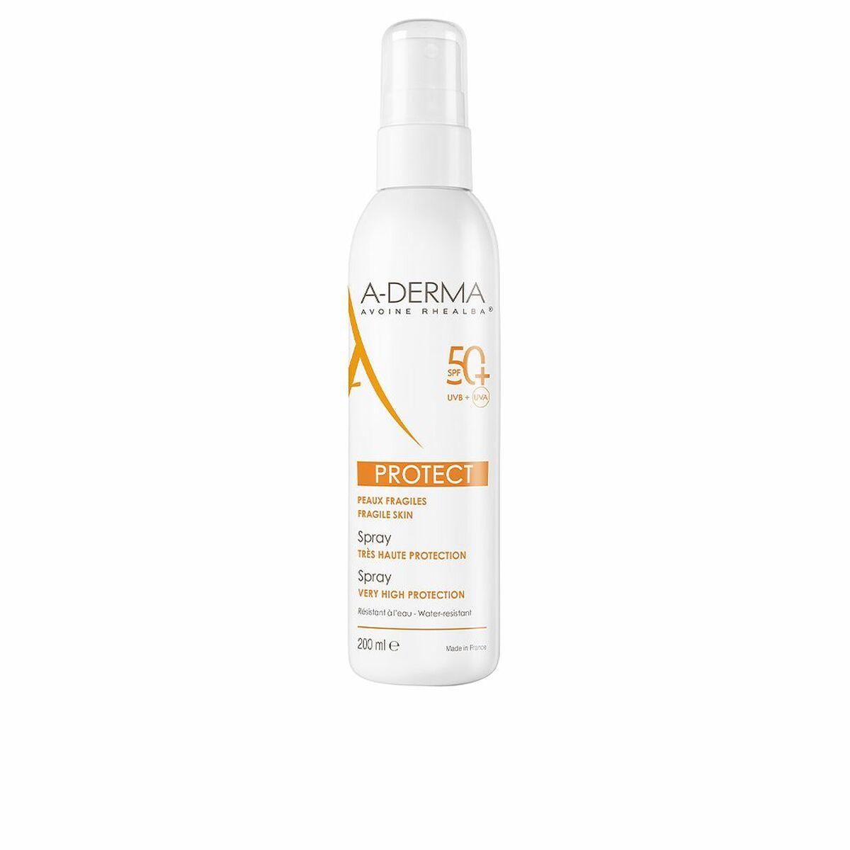 Krop solcreme spray A-Derma Protect 200 ml SPF 50+