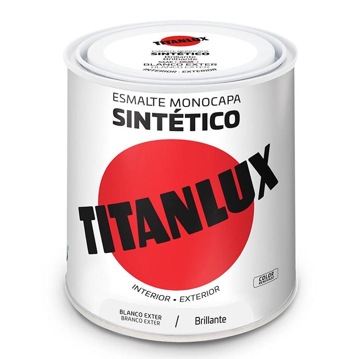 Syntetisk emalje Titanlux 5809021 250 ml Hvid