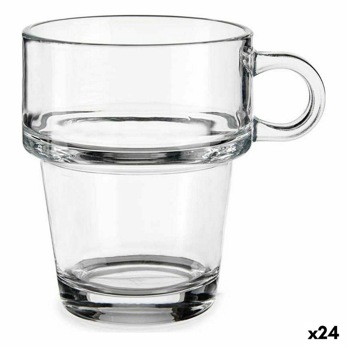 Kop Kan stables Gennemsigtig Glas 270 ml (24 enheder)