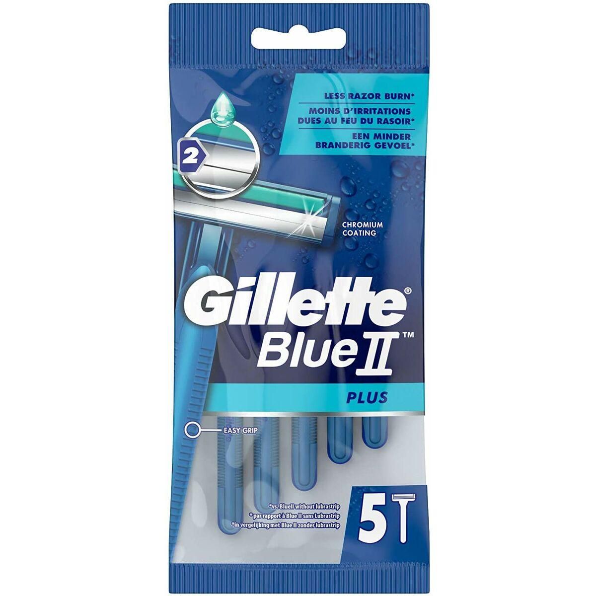 Barberblade Gillette Blue Ii Plus 5 enheder