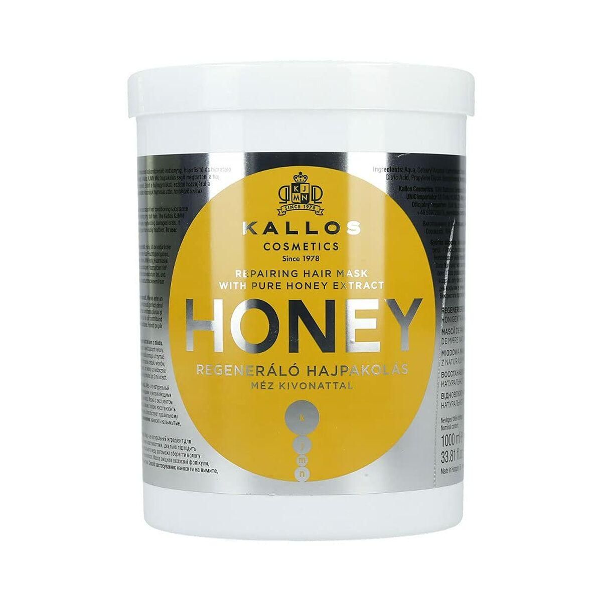 Reparerende hårmaske Kallos Cosmetics Honey 1 L