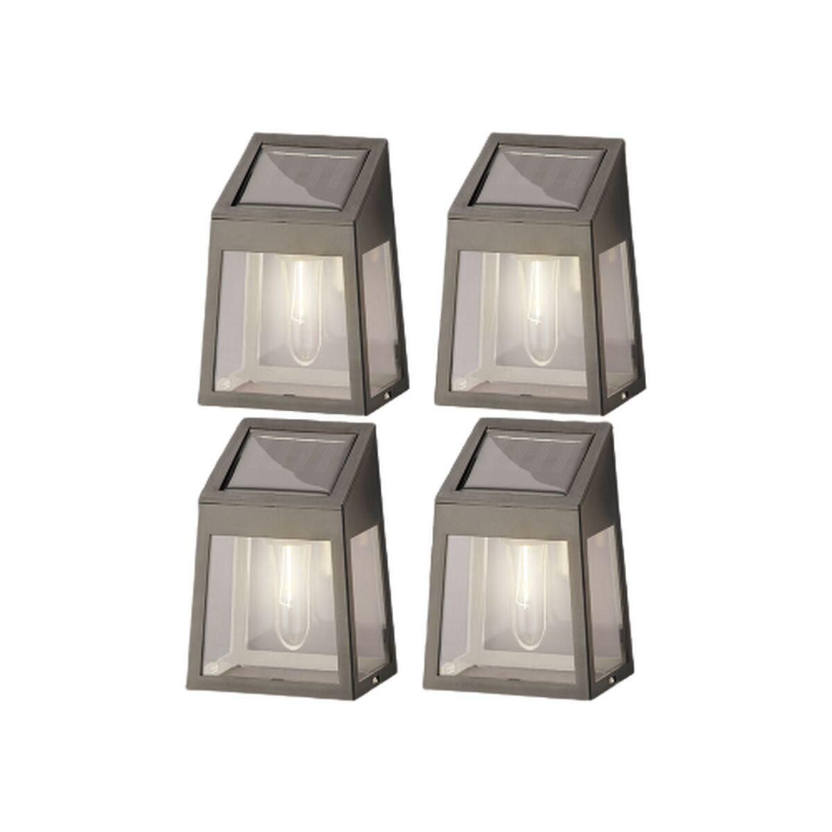 Væglampe Lumineo 898174 Solar LED Lys 4 enheder 5 Lm