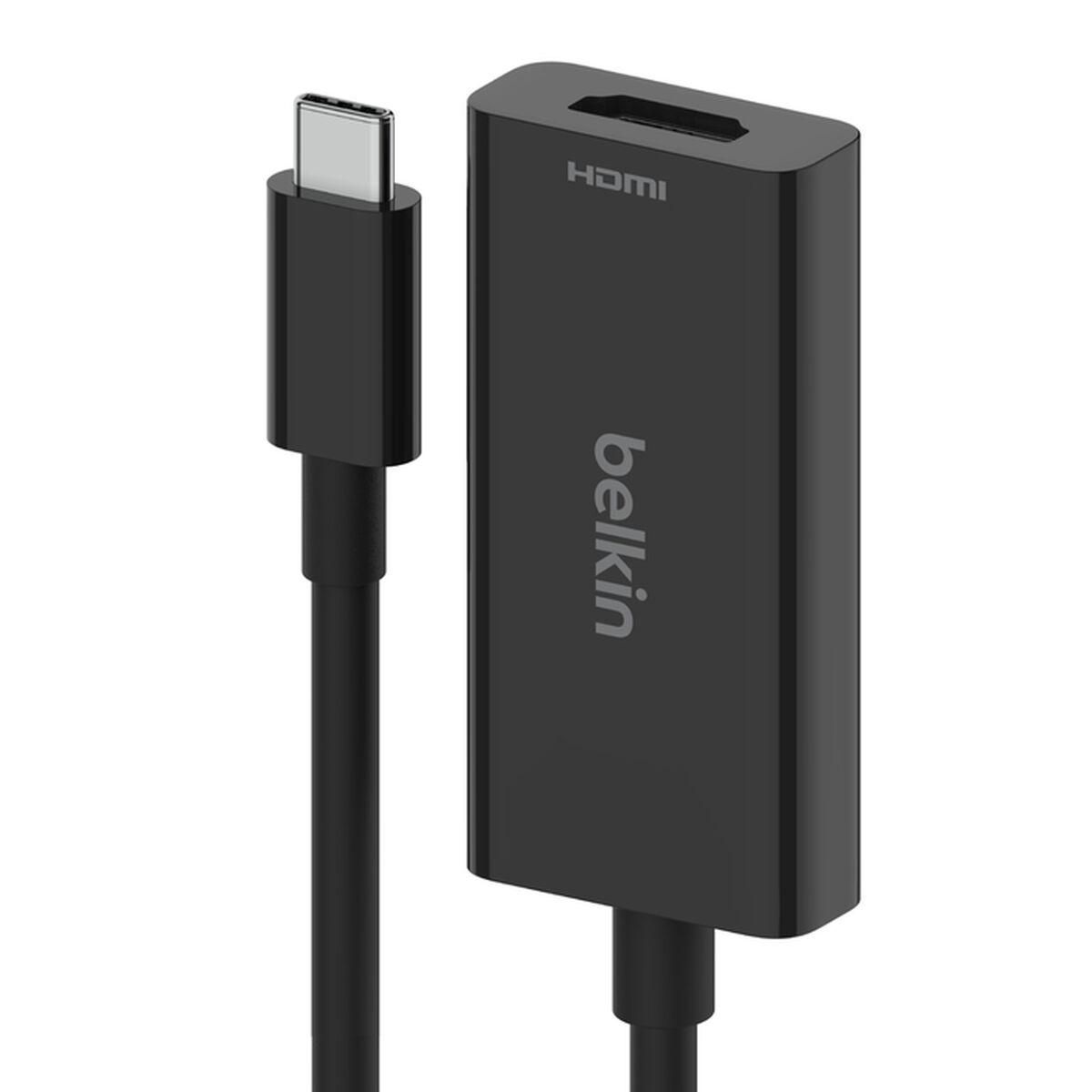 USB-C til HDMI-kabel Belkin Sort