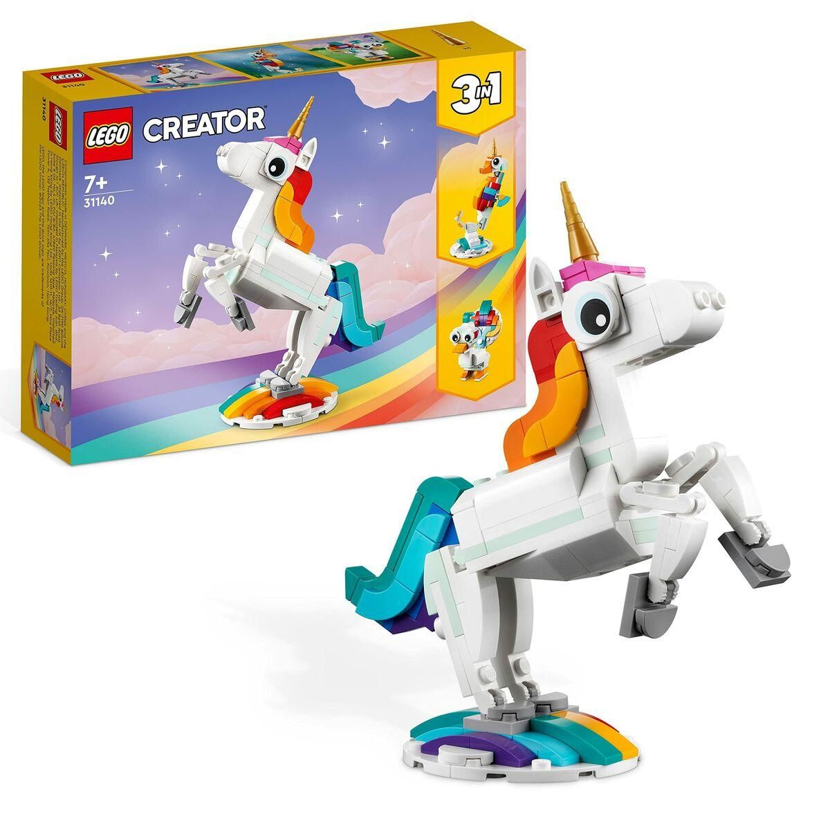 Playset Lego Creator Magic Unicorn 31140 3-i-1 145 Dele