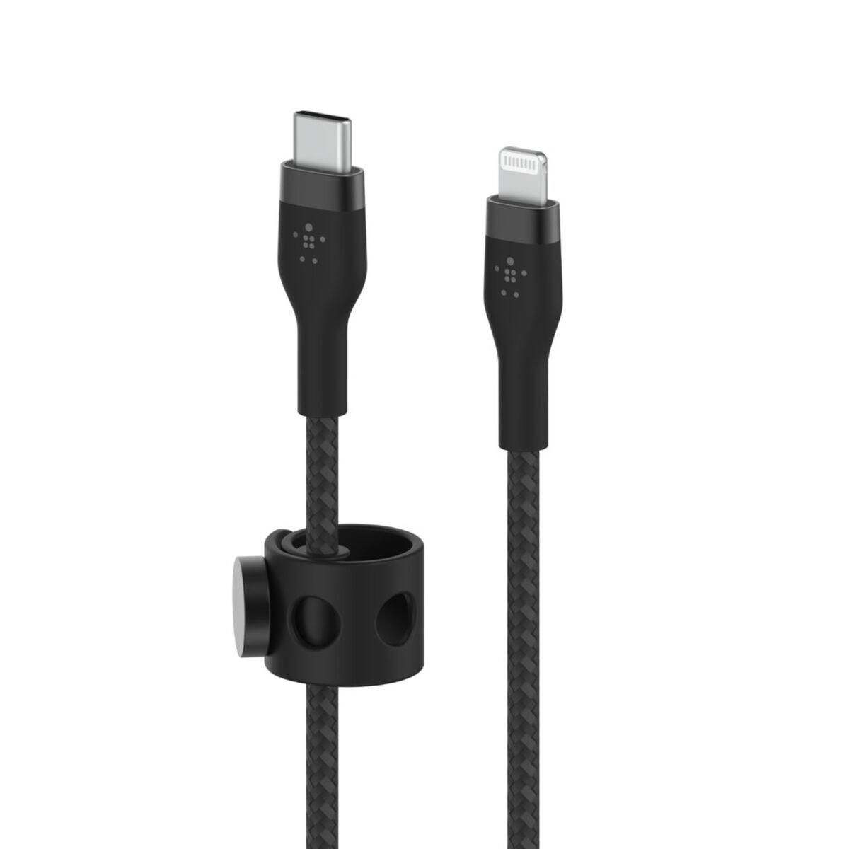 USB-C til Lightning-kabel Belkin CAA011BT1MBK Sort 1 m