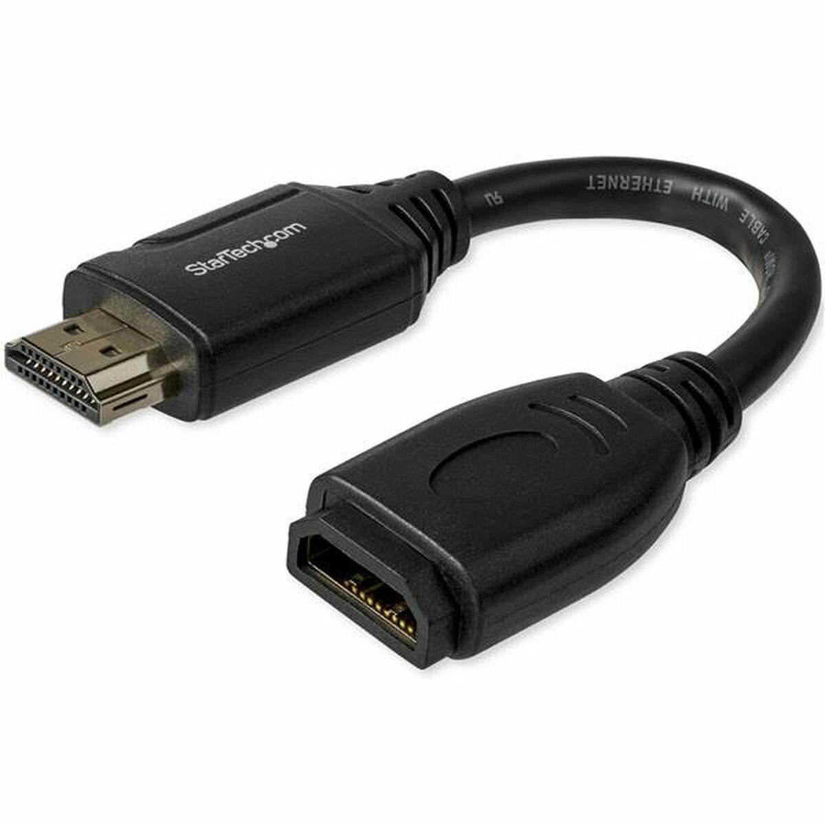 HDMI-kabel Startech HD2MF6INL 15 cm Sort