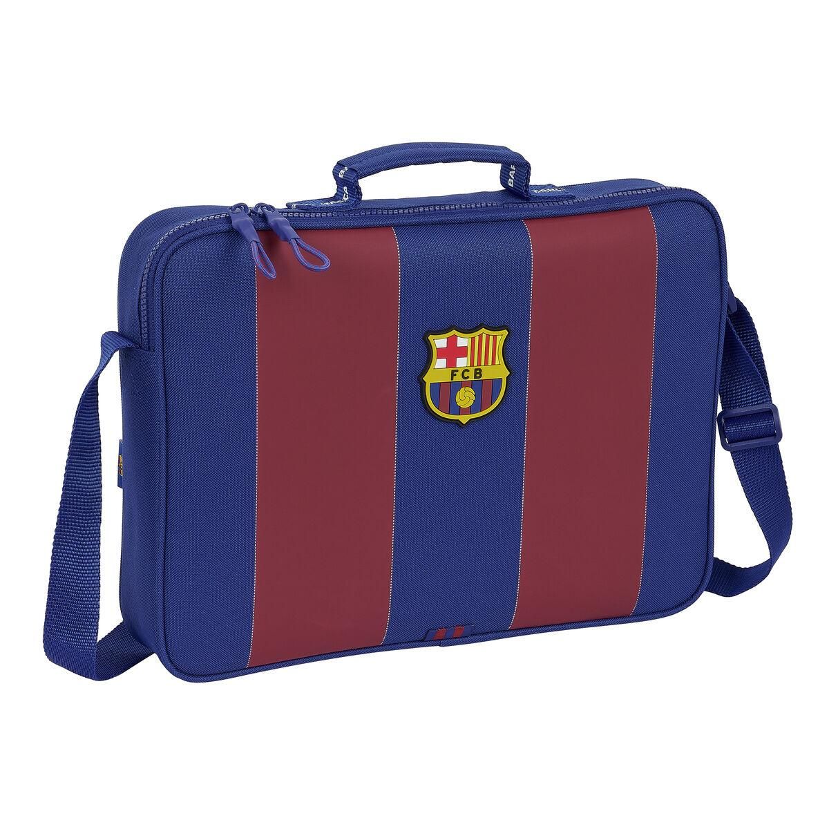 Skole skoletaske F.C. Barcelona Rød Marineblå 38 x 28 x 6 cm