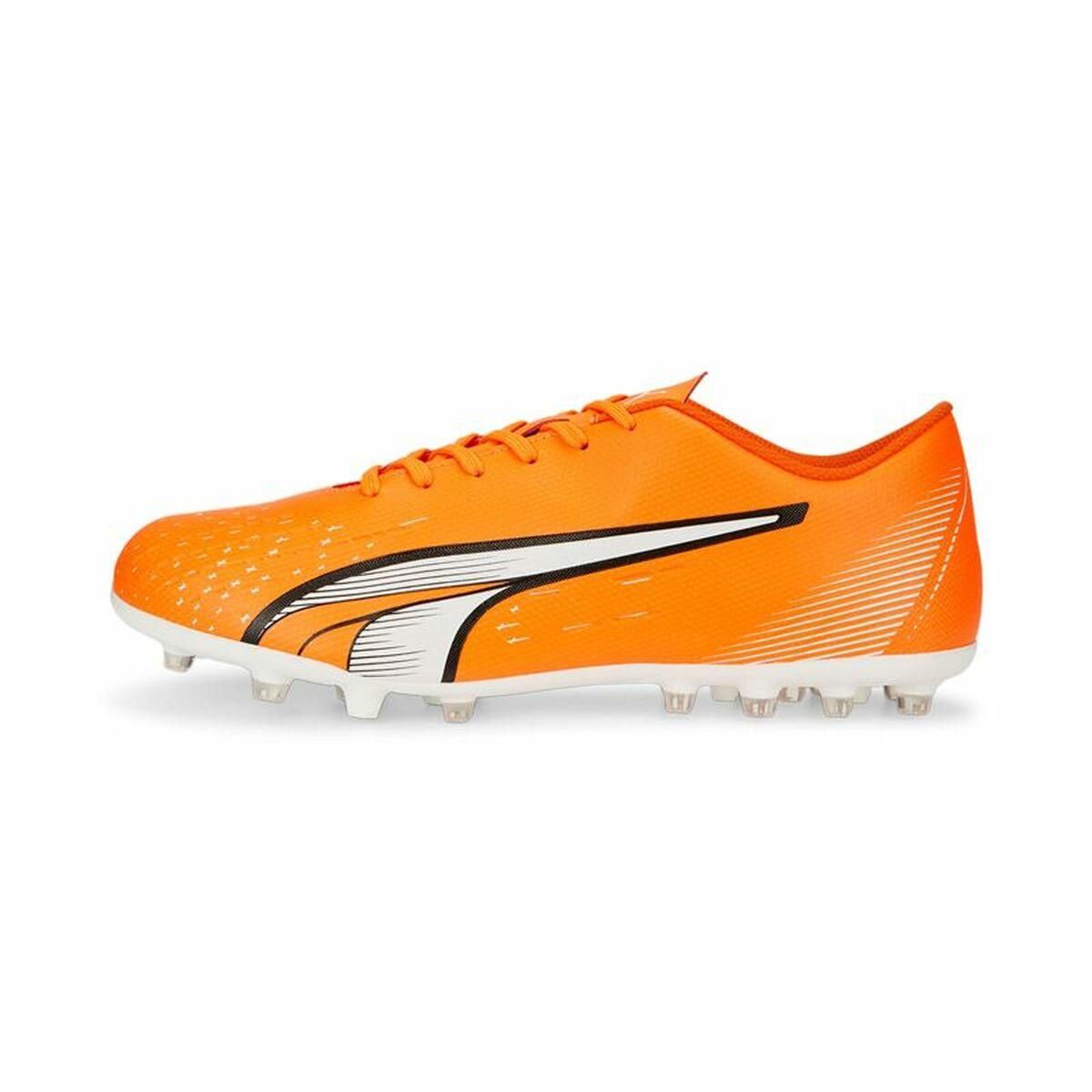 Voksen fodboldstøvler Puma Ultra Play Mg Orange Unisex 44.5