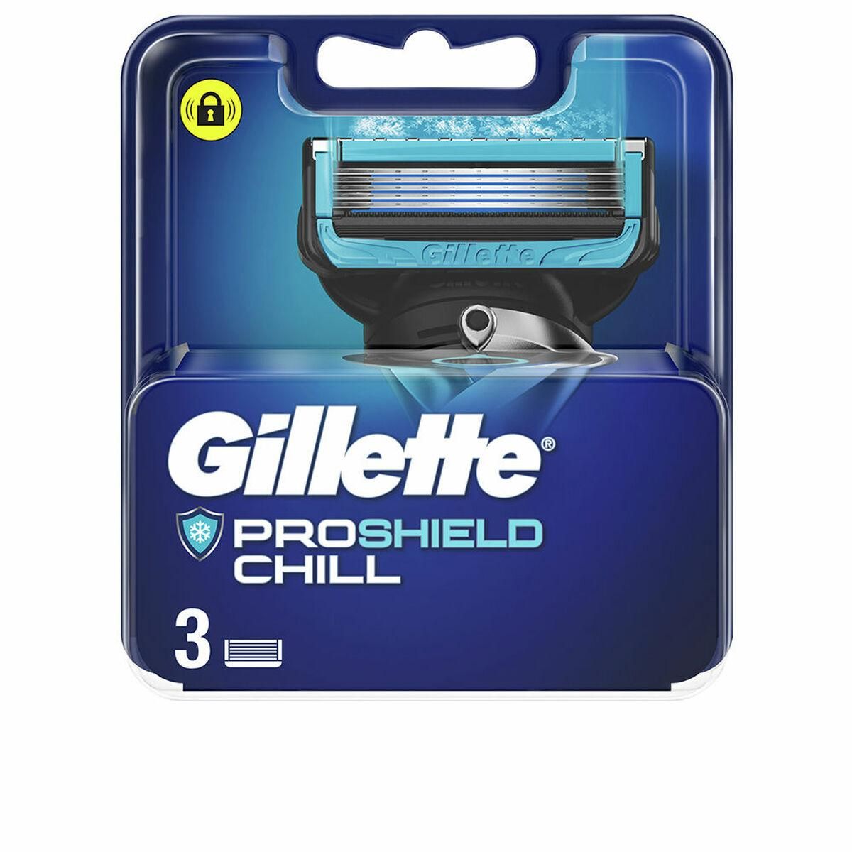 Ekstra barberblade Gillette Fusion Proshield Chill 3 Dele