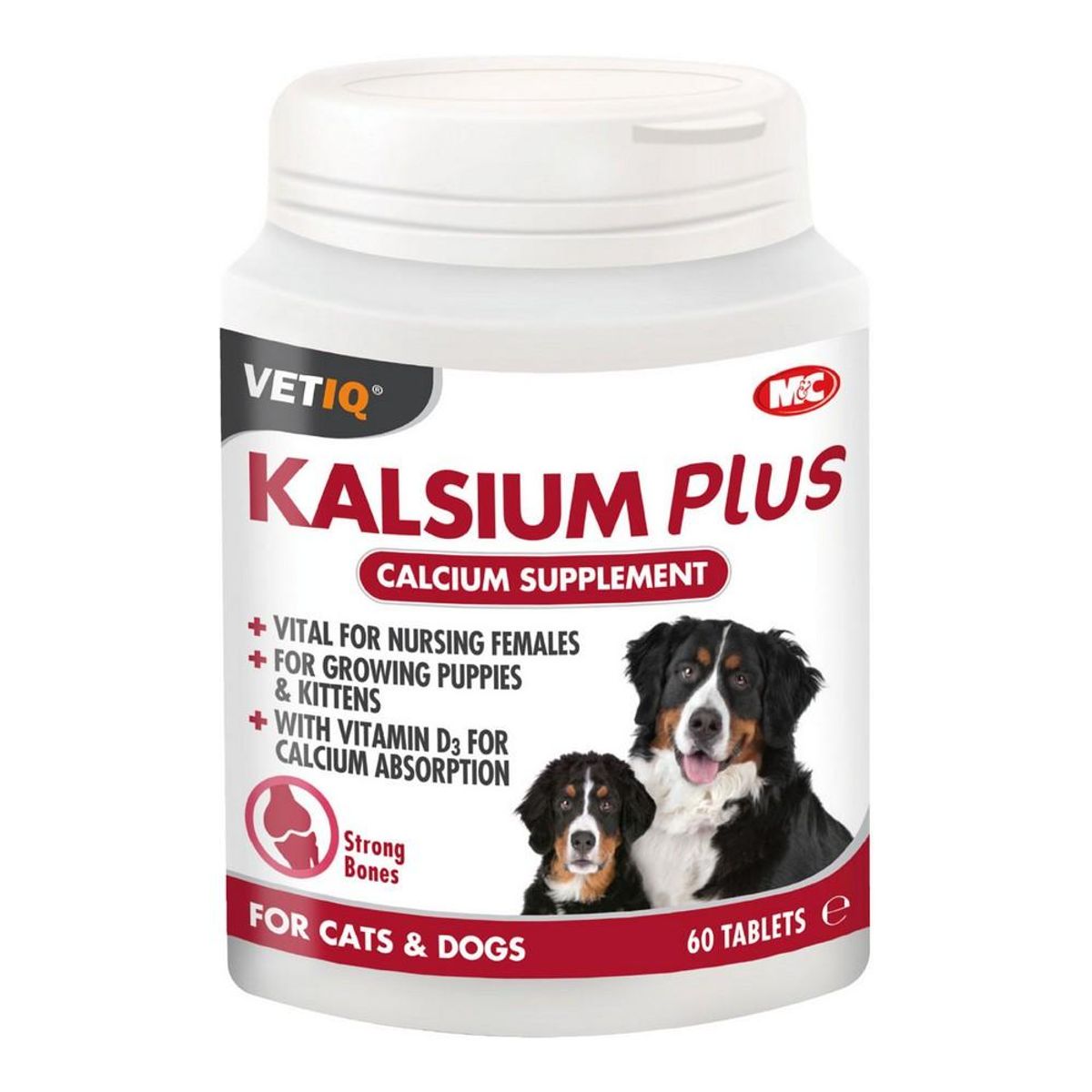 Tilskud og vitaminer Planet Line Kalsium Plus 60 enheder