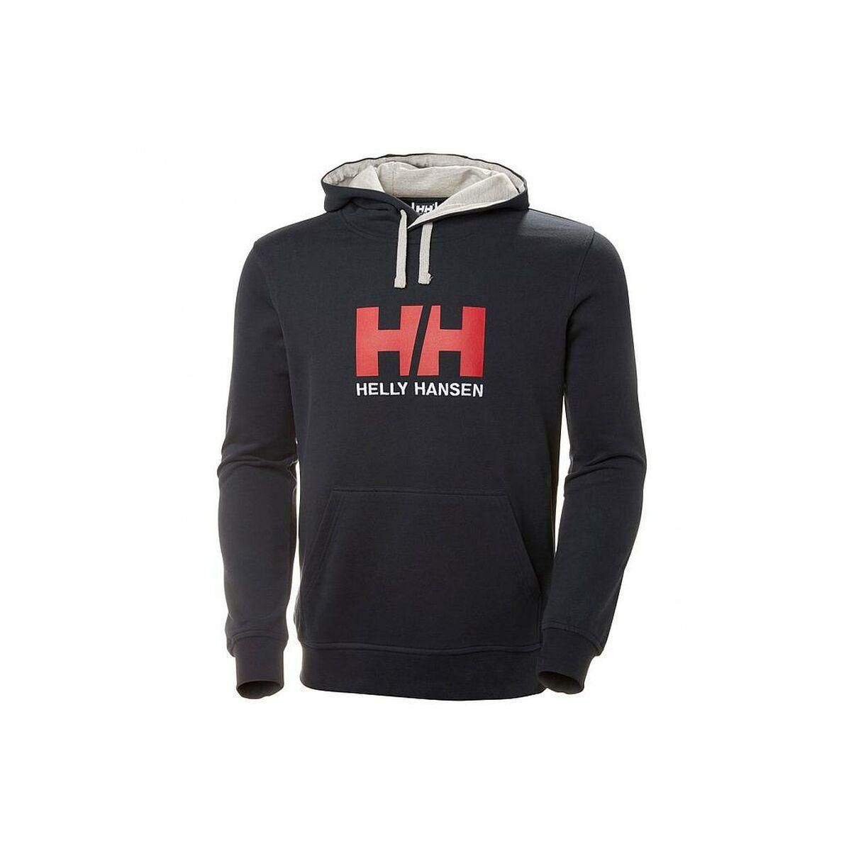 Hættetrøje til Mænd HH LOGO Helly Hansen 33977 597 Marineblå L