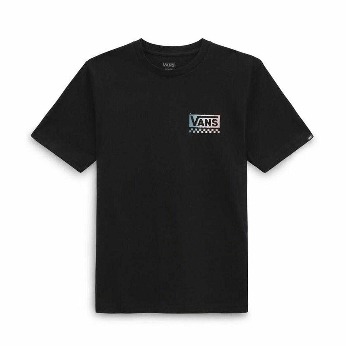 Kortærmet T-shirt til Børn Vans Global Stack-B Sort 8-10 år