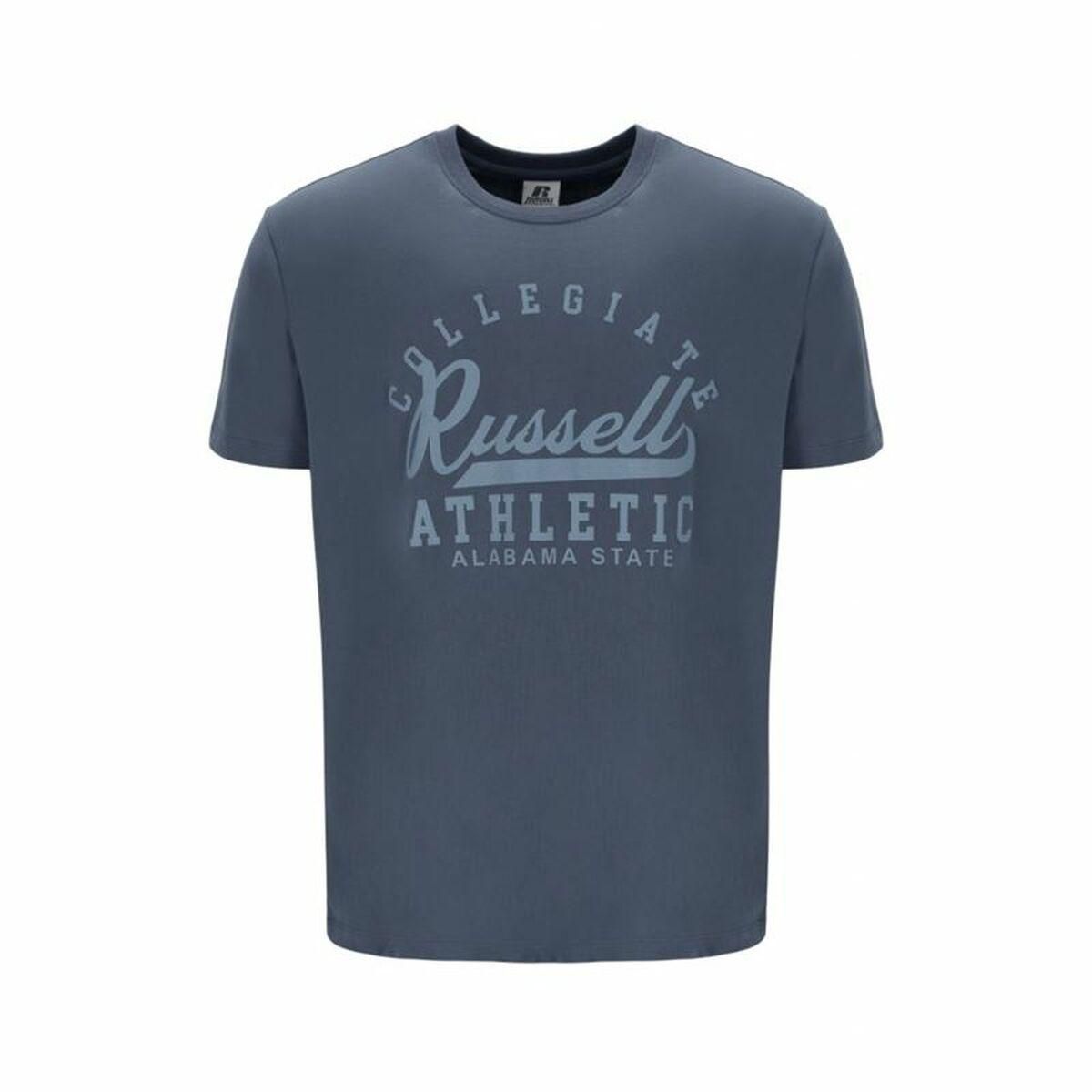 Kortærmet T-shirt Russell Athletic Amt A30211 Mørkeblå Mænd S