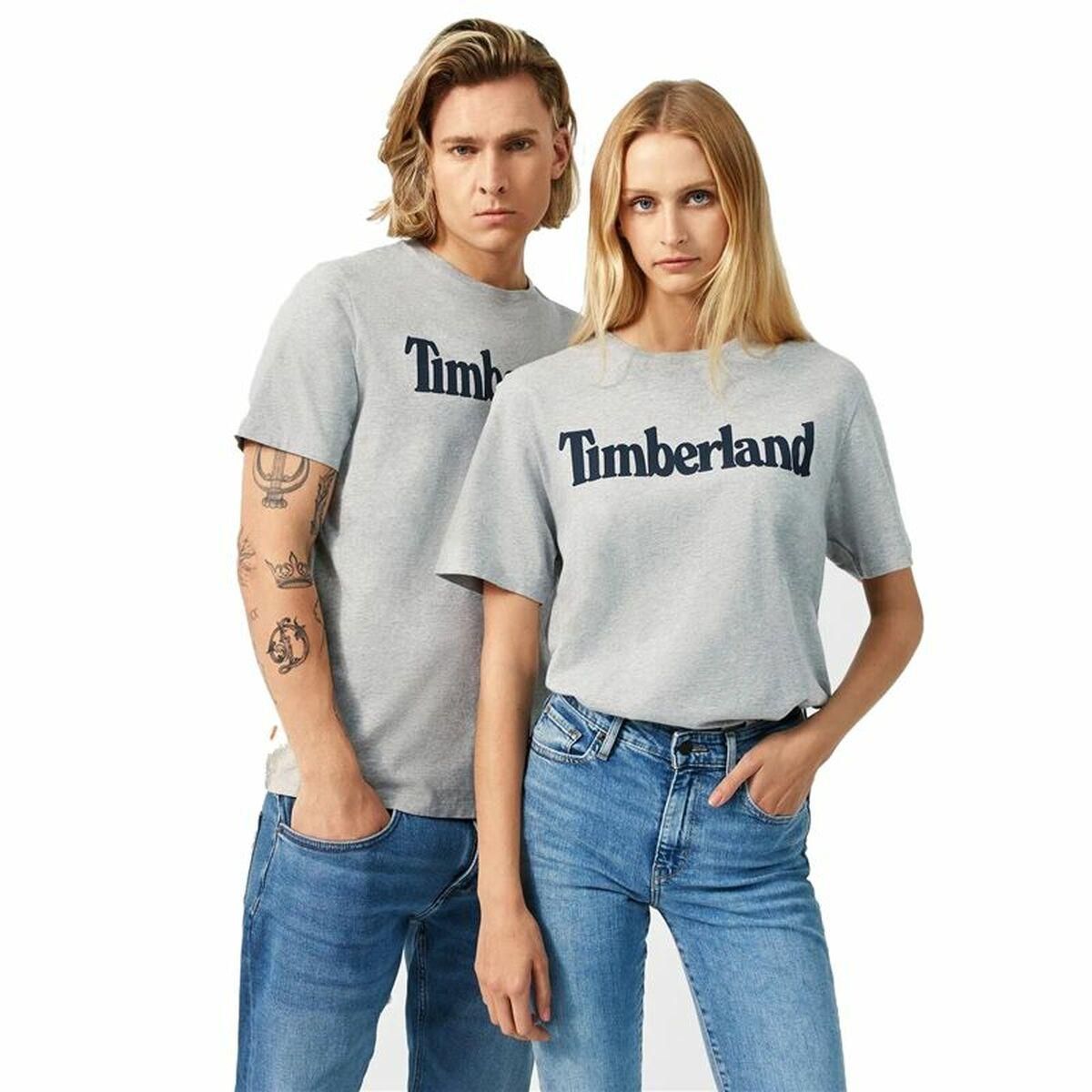 T-shirt Timberland Kennebec Linear Grå Mænd M