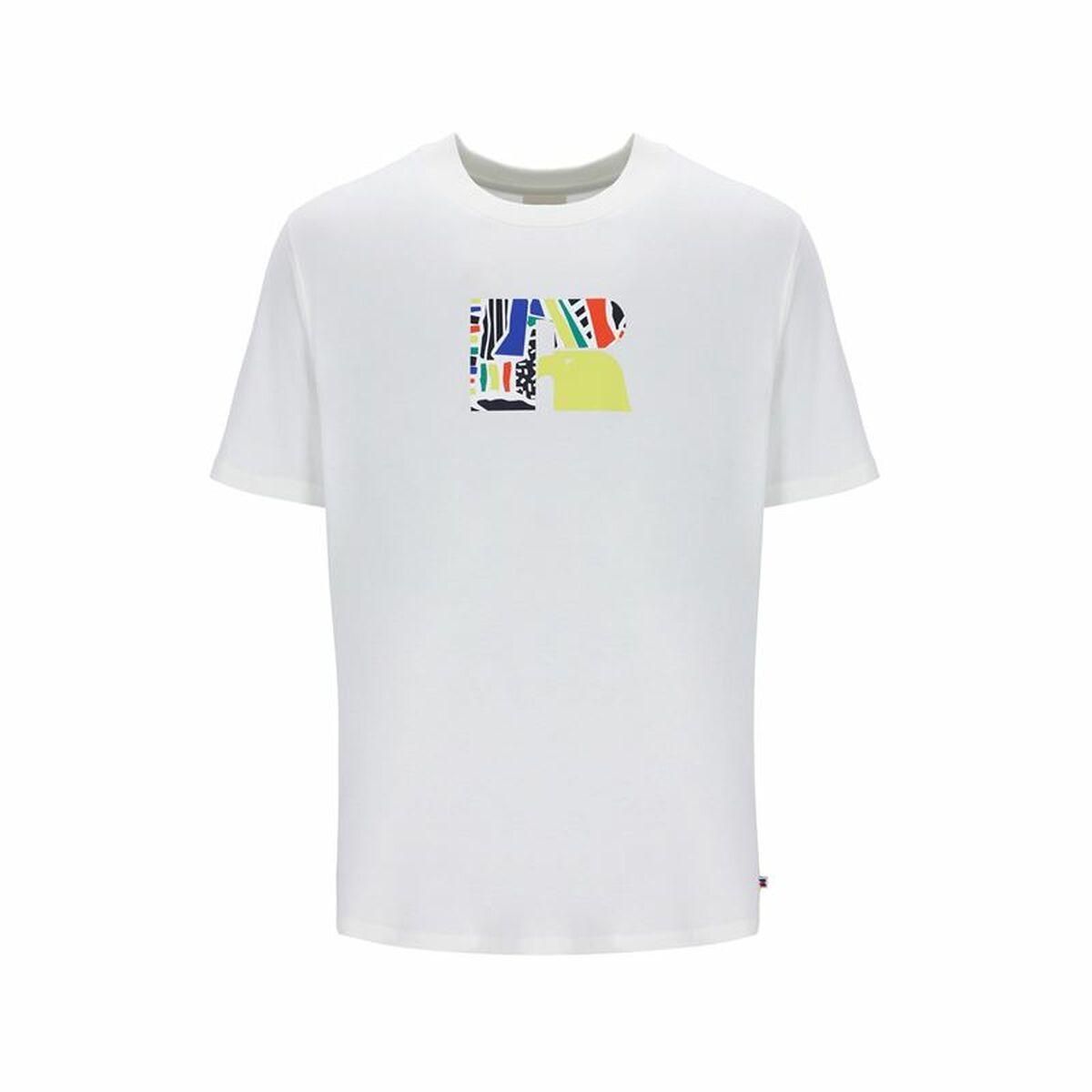 Kortærmet T-shirt til Mænd Russell Athletic Emt E36211 Hvid S