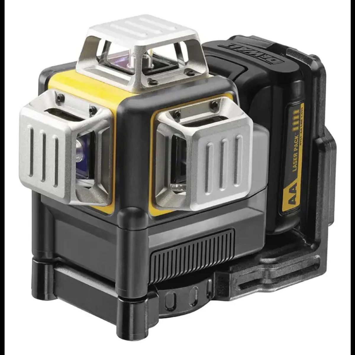 DeWALT 10,8V linjelaser, rød lys, 4xAA - 3x 360gr. - DCE089LR-XJ