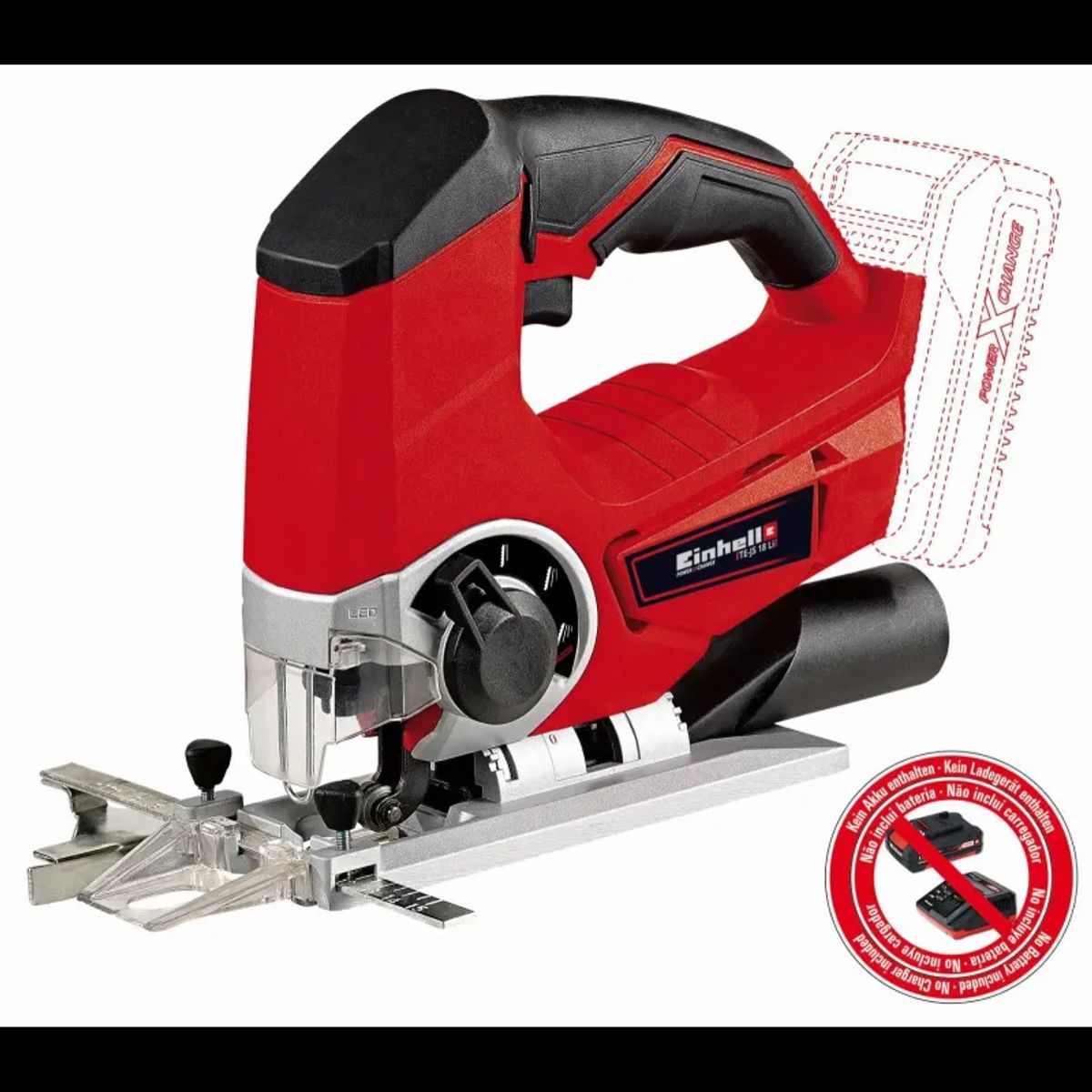 Einhell Akku-stiksav 18 V Li-ion Solo - TE-JS 18 Li-Solo