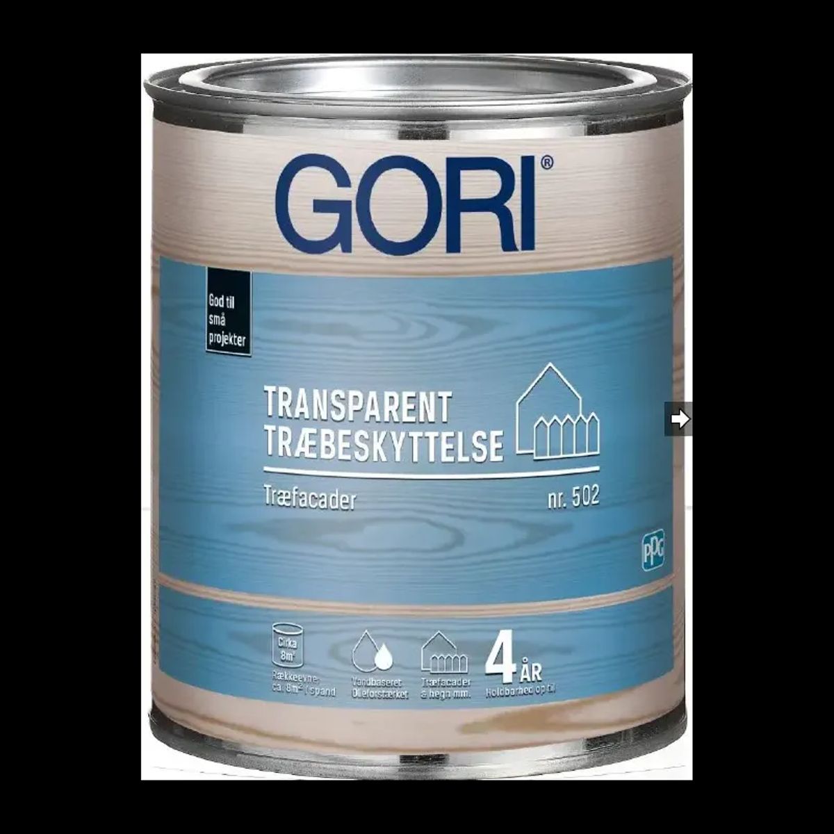 Dyrup Gori 502 Træbeskyttelse Transparent Base 30 - 0,75lt