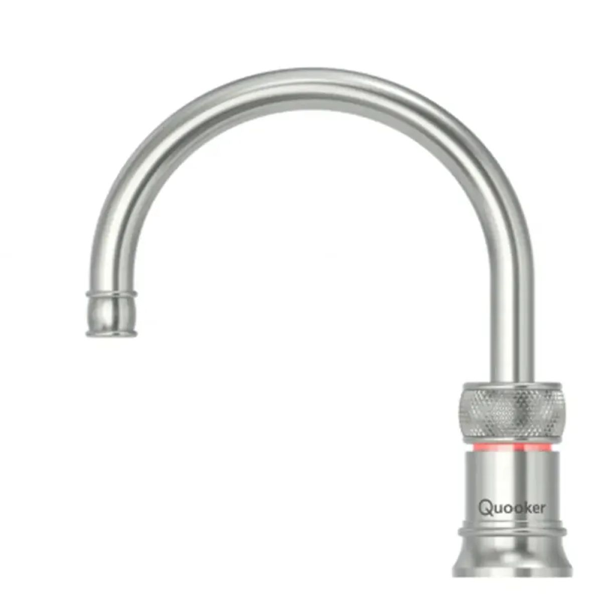 Quooker Classic Nordic Single Tap Round - Rustfrit Stål