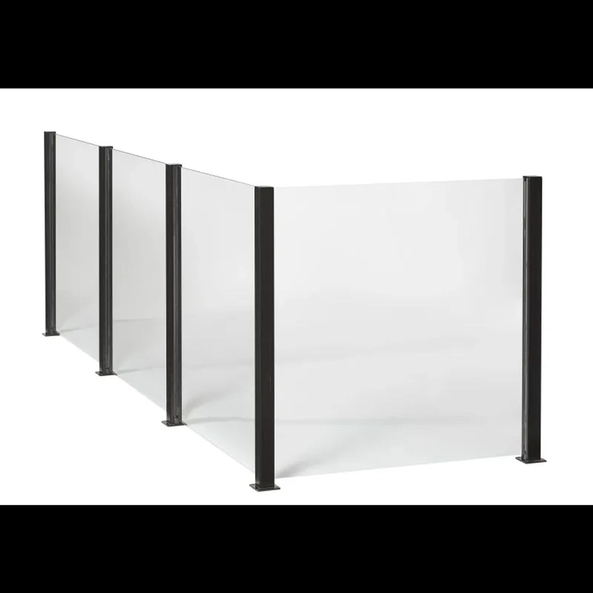 Smart Fence - Glas klar 6 mm - modul 95