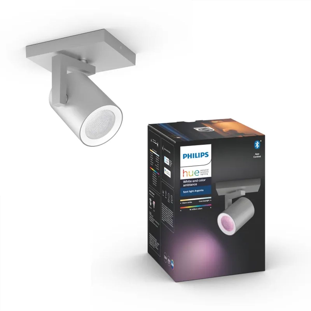 Philips Hue Argenta single spot aluminium 1x5.7W 230 V