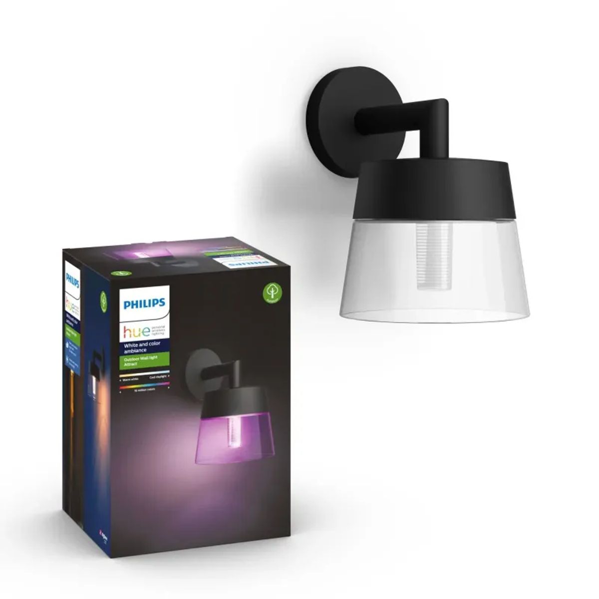 Philips Hue Attract udendørs Væglampe - 8718696174357