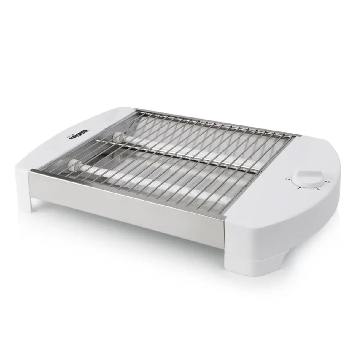 Tristar BR-2400 brødrister Rustfrit stål, Hvid 400 W