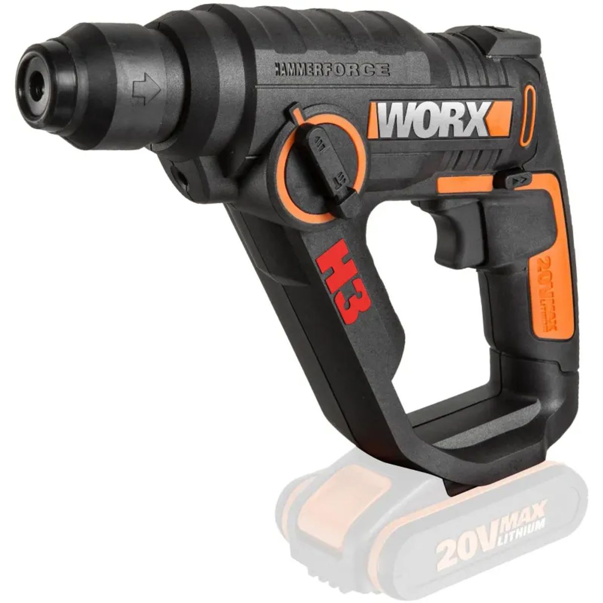 Worx 20v H3 Borehammer - Solo