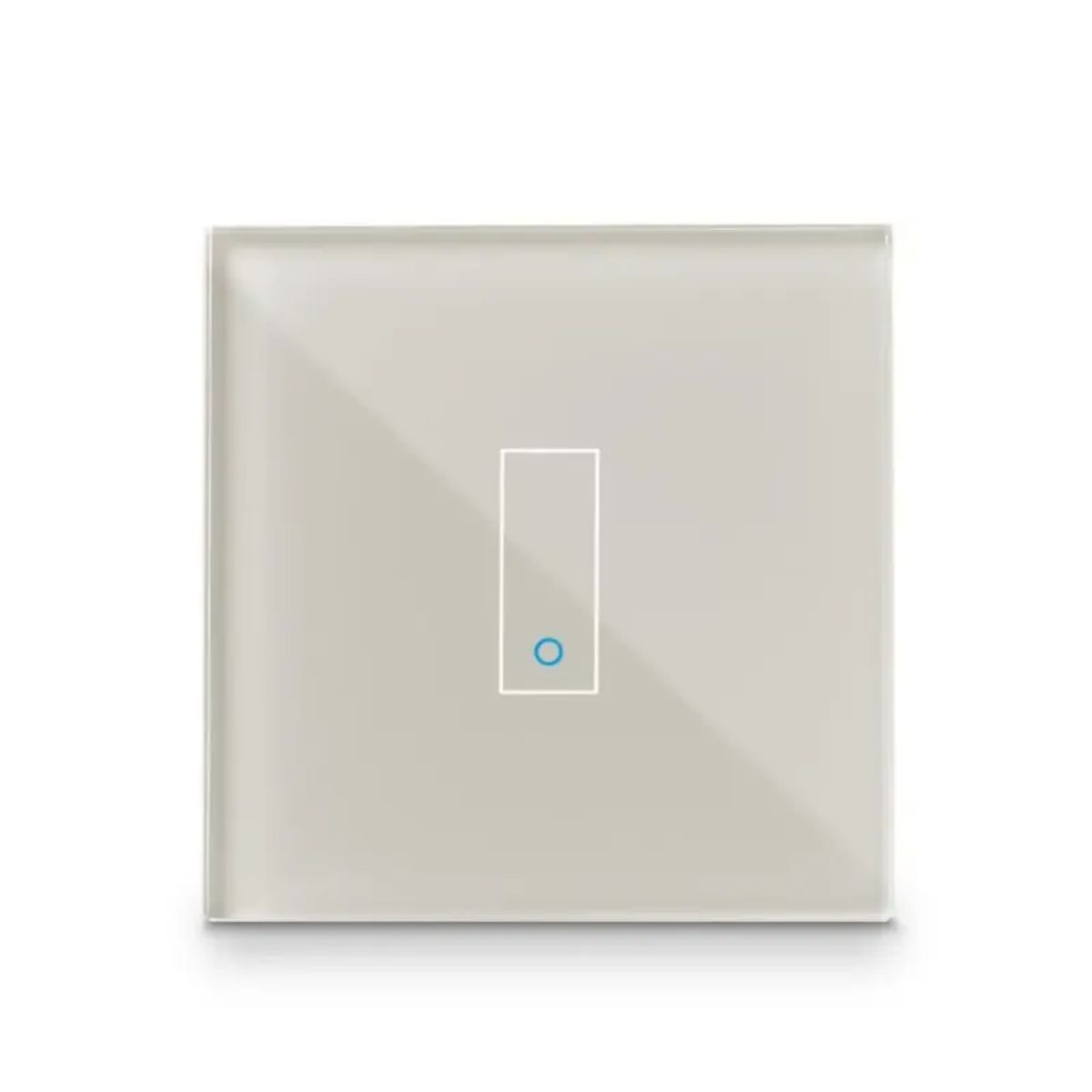 Iotty Smart Switch single button faceplate - Design your own smart switch Colour: Tan