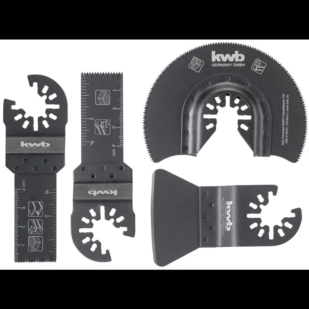 KWB Gulvlægningssæt til multiværktøj, 4 dele - 49708890