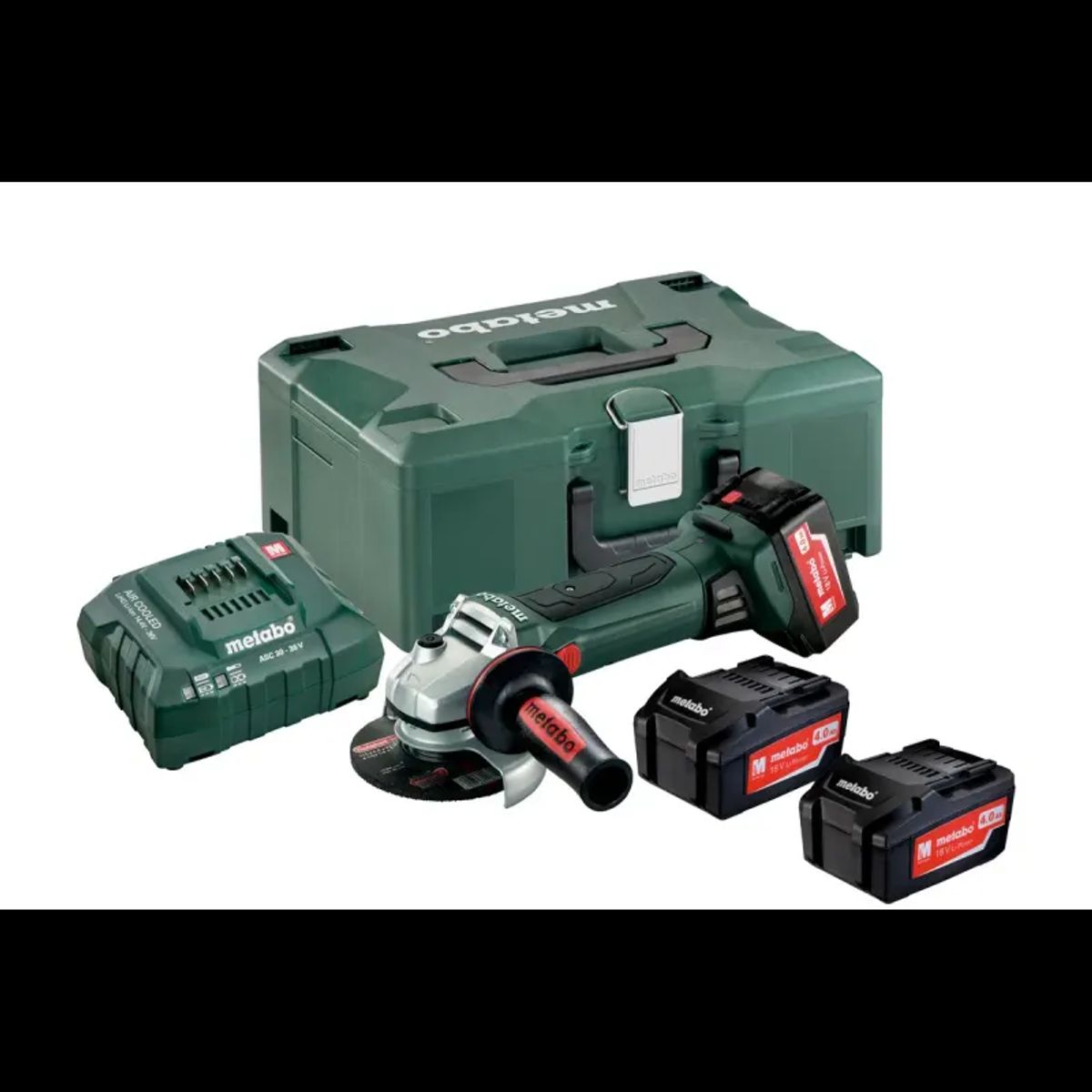 Metabo W 18 LTX 125 Quick Set - 602174960 Akku-vinkelsliber