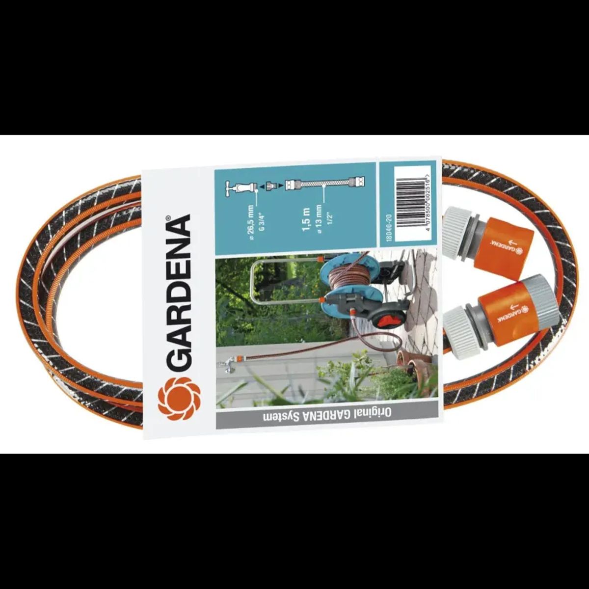 Gardena Tilslutnings Slangesæt Comfortflex 1,5 M 1/2" - 18040-20