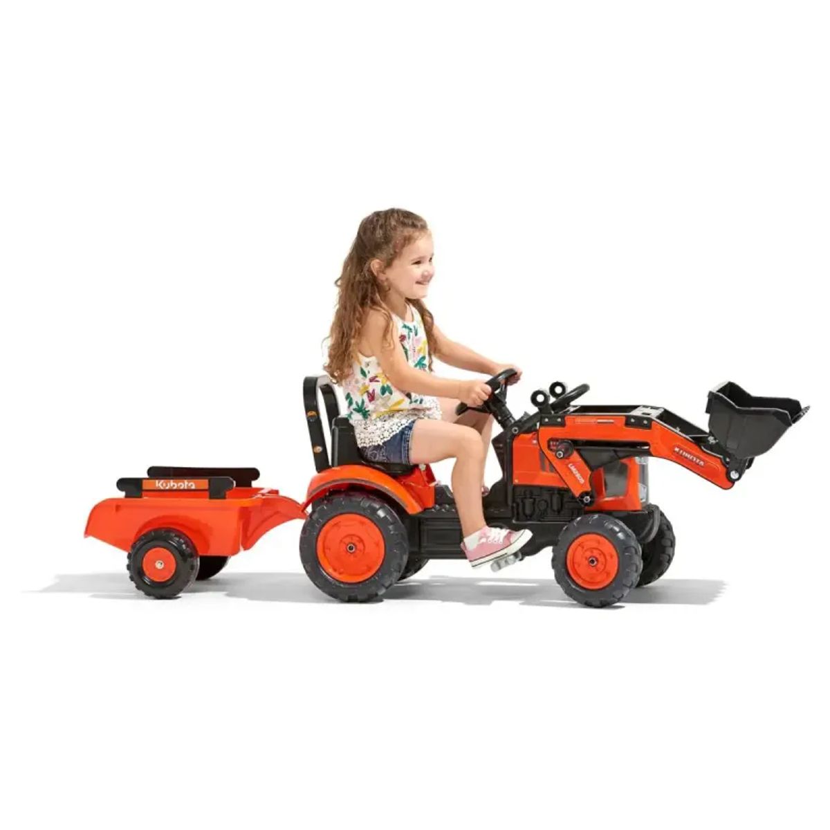 FALK Kubota frontlæsser med vogn 808-061