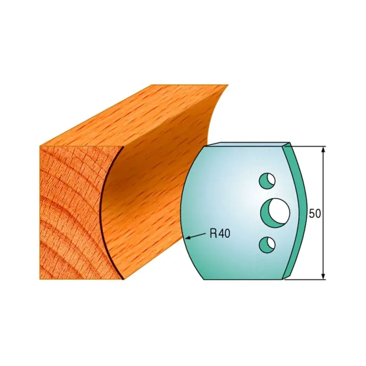 CMT Profilknive sæt 50mm nr. 553 - 690.553