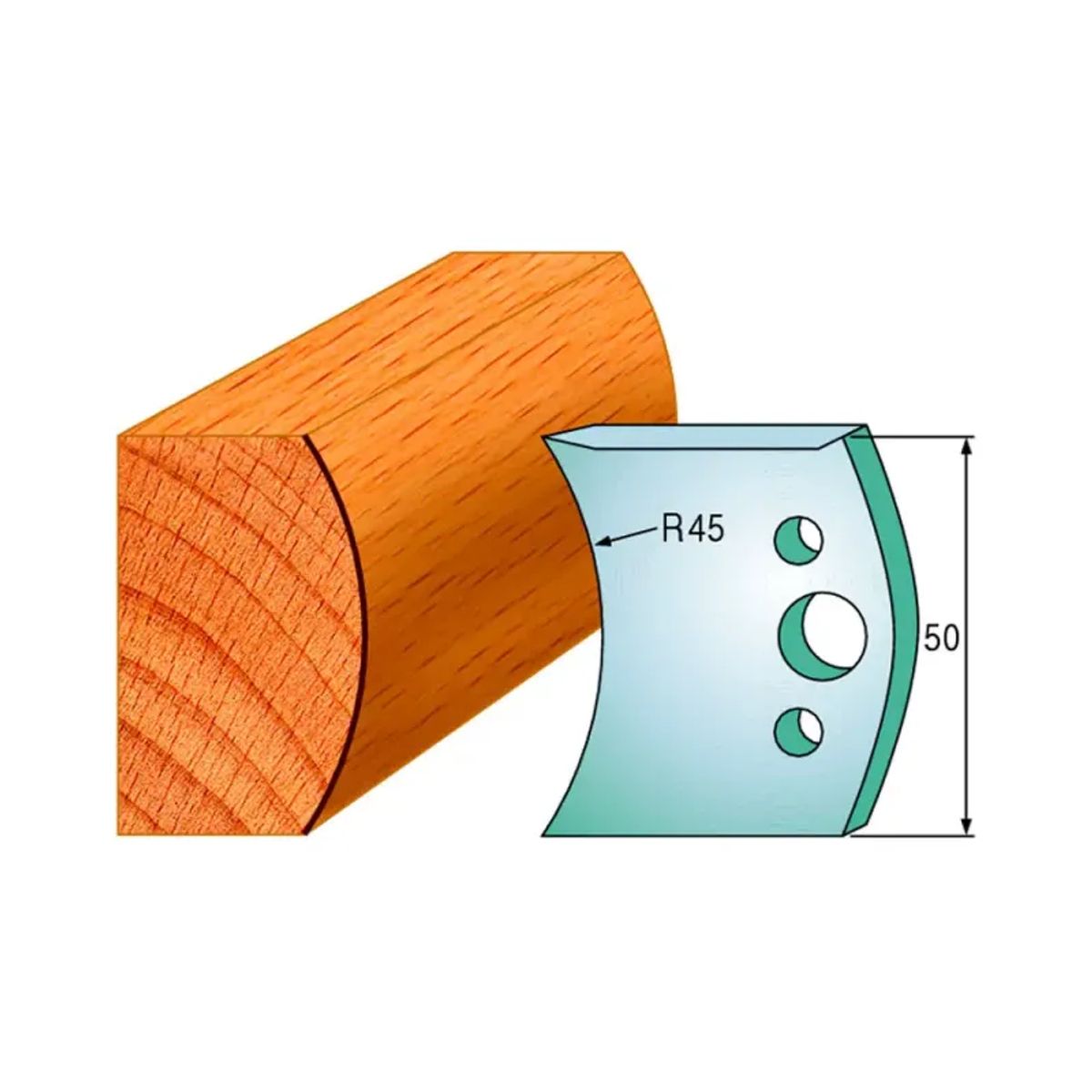 CMT Profilknive sæt 50mm nr. 556 - 690.556