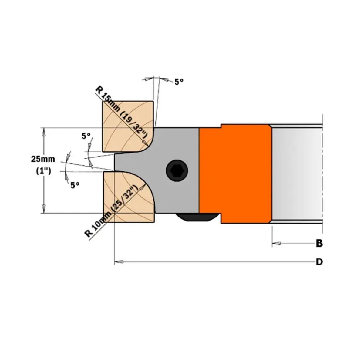 CMT Radieplatte R3/6 2 stk. CMT - 695.003.03