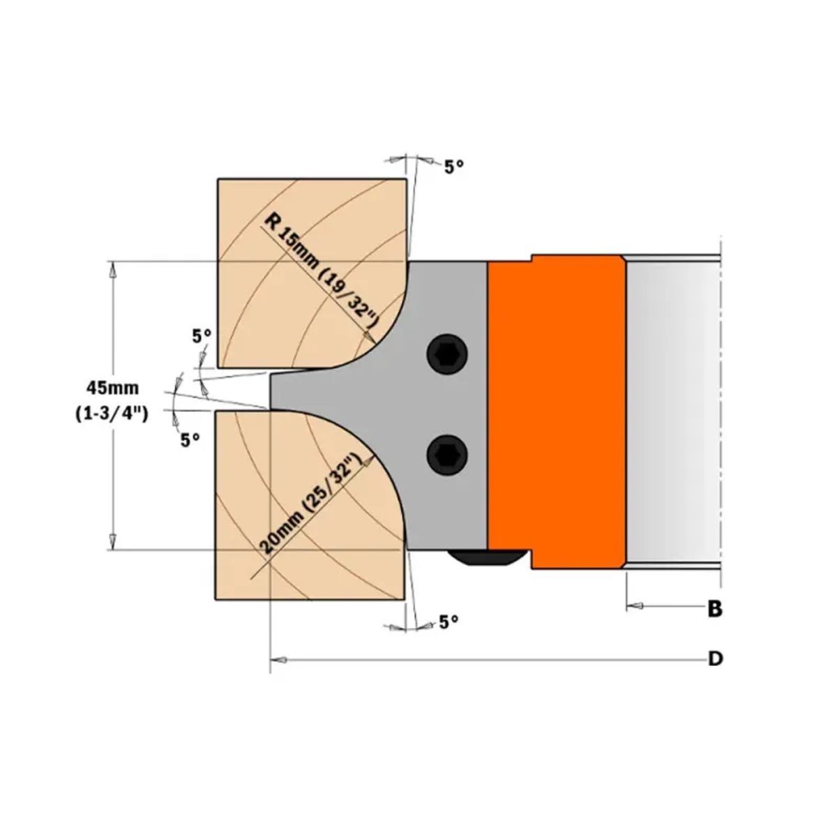 CMT Radieplatte R15/20 2 stk. CMT - 695.004.15