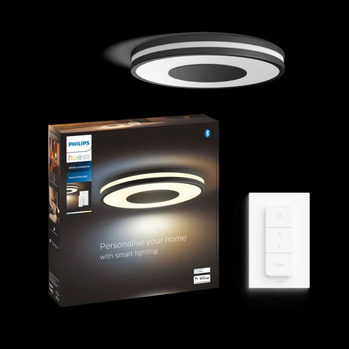 Philips Hue Being Hue Loftslampe Sort - 929003055101