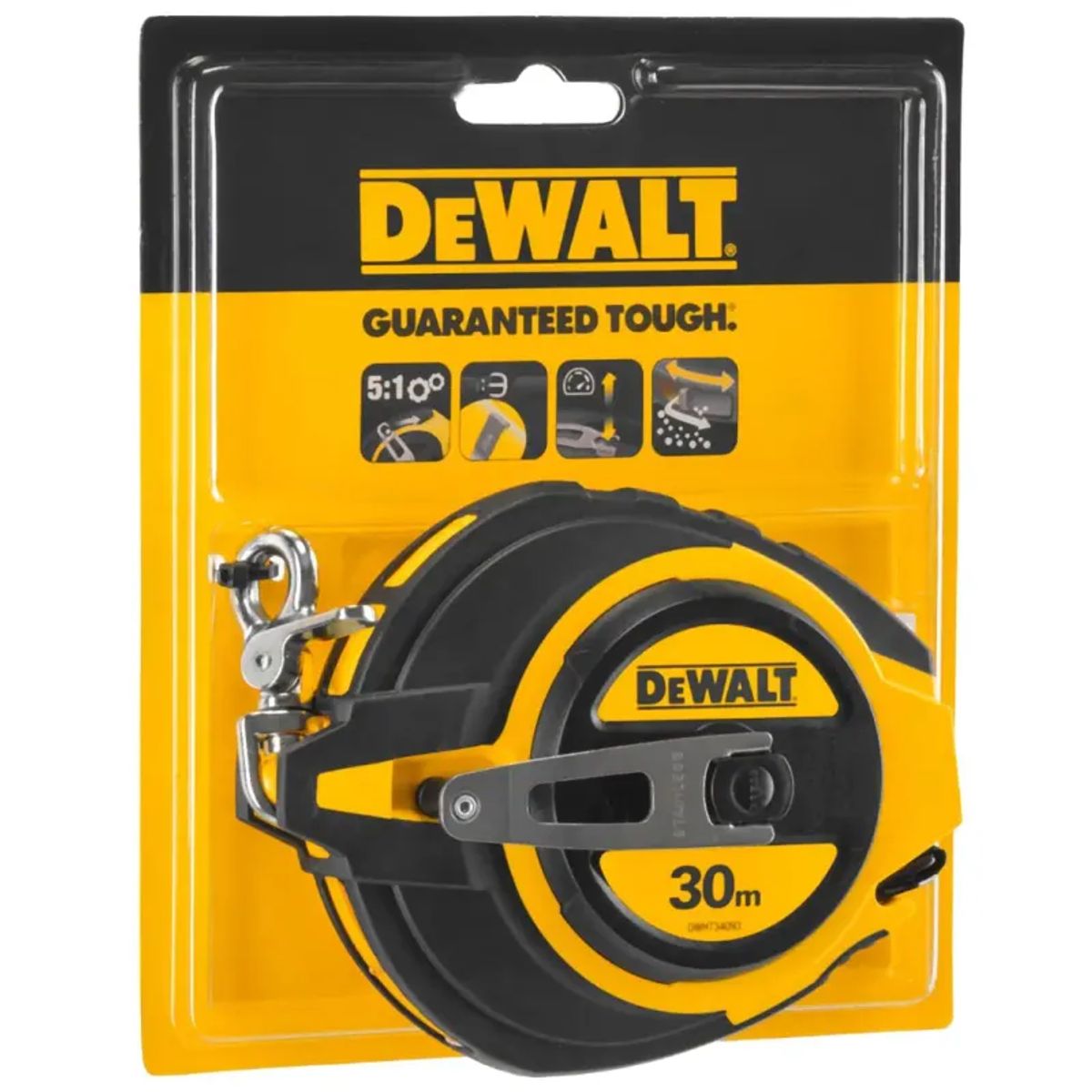 DeWALT Båndmål Stål 30m, 9,5mm - DWHT0-34093