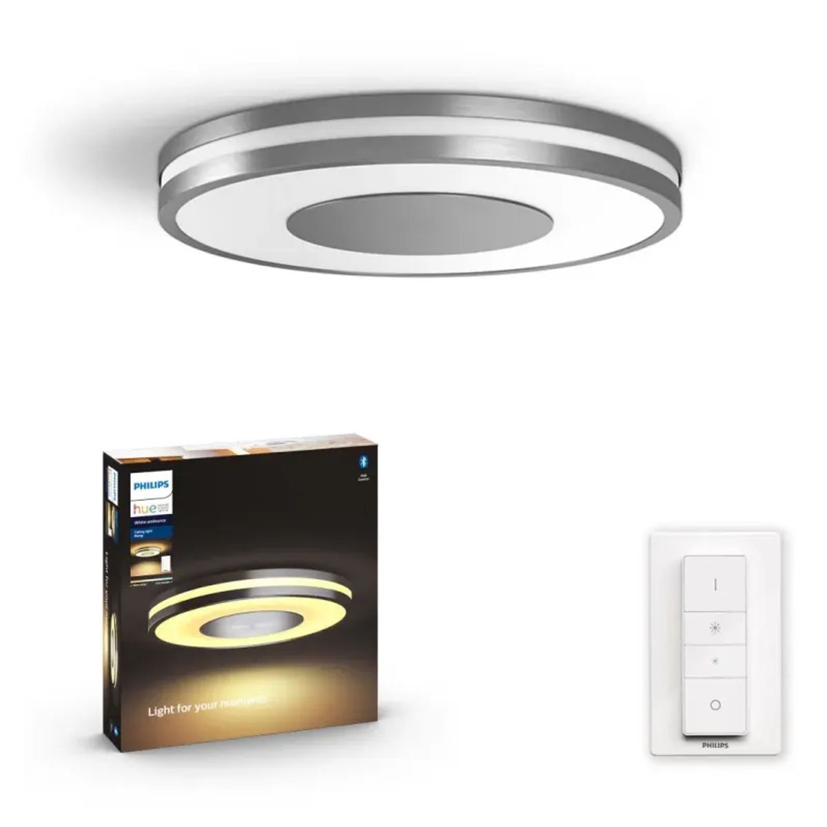 Philips Hue Connected Being Plafond Aluminium