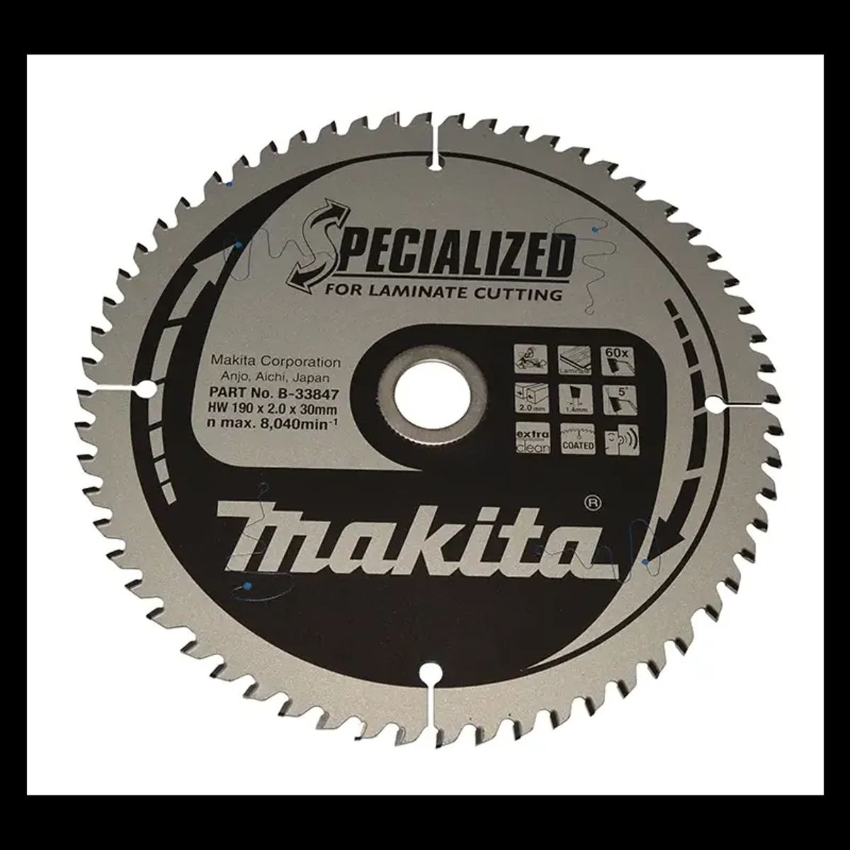 Makita Hm Klinge 190x20x60z Specializ - B-33847