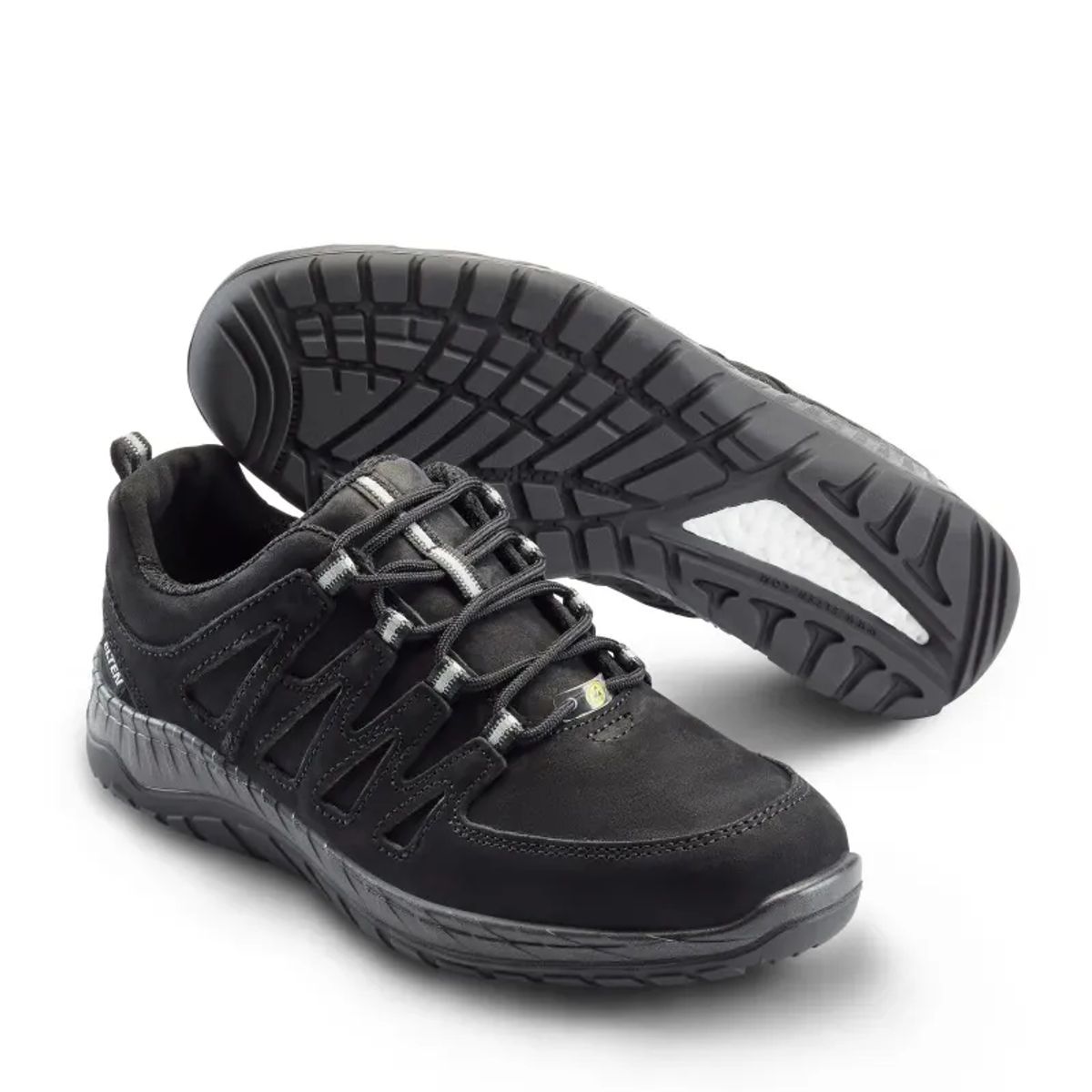 ELTEN Maddox Black Leather Low Sikkerhedssko